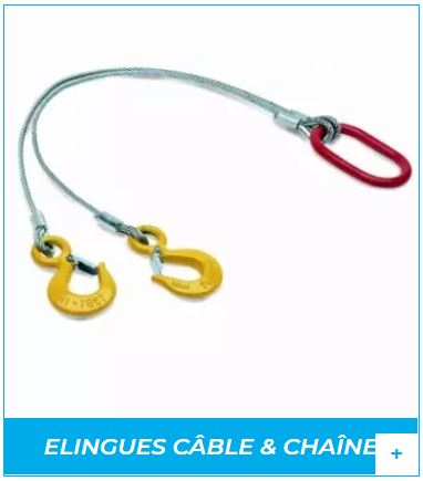 Elingues câble et chaine